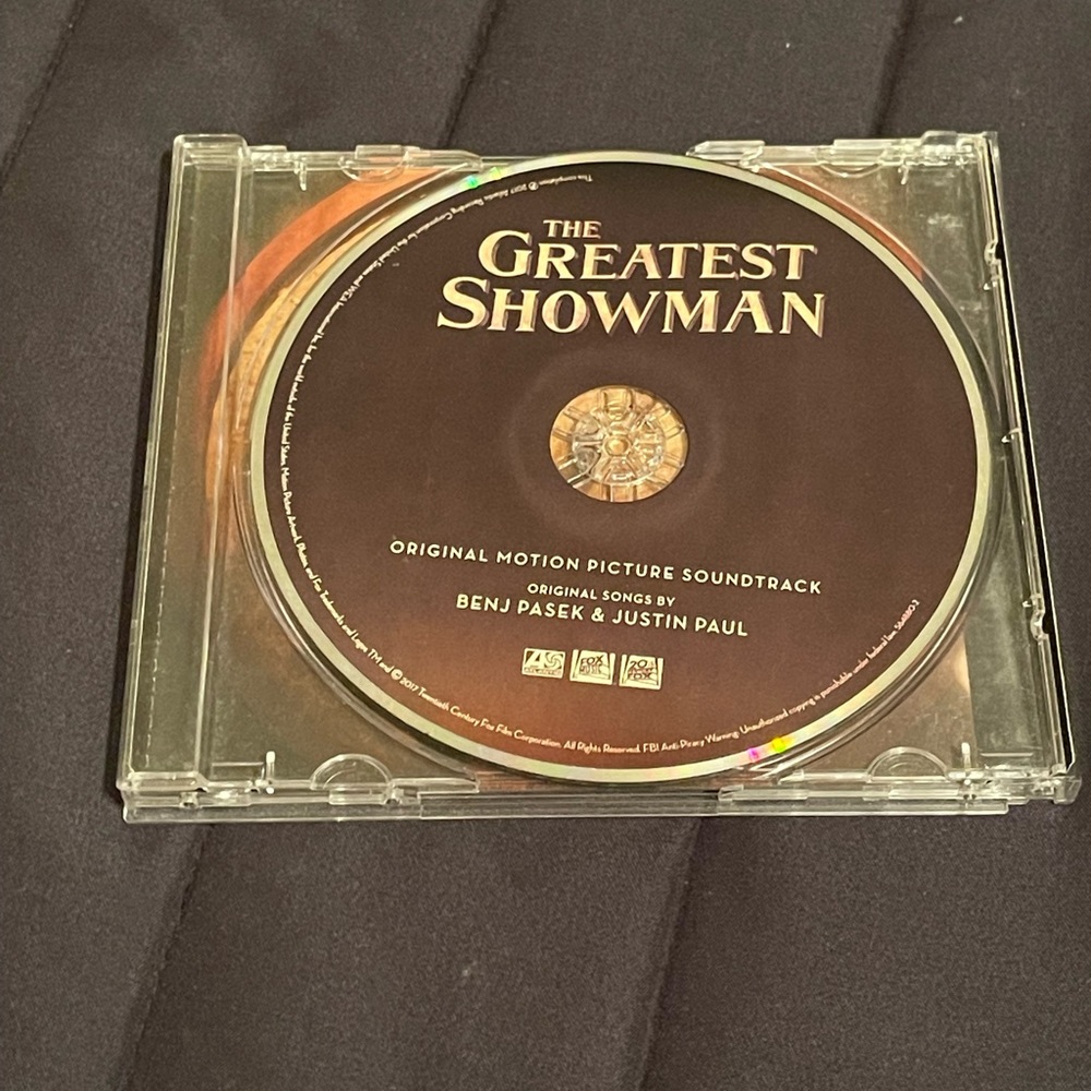 He greatest showman soundtrack CD